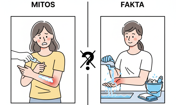 Mitos atau Fakta: Benarkah Mengoleskan Pasta Gigi pada Luka Bakar Efektif untuk Mencegah Kulit Melepuh?